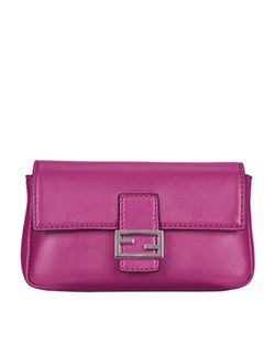 Micro Baguette Bag, Leather, Pink, DB,8mo354-k47-159-9290